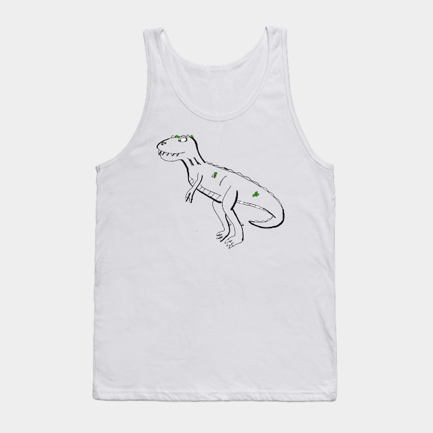 Tyrannosaurus looking foreward Tank Top by WanipaMerch